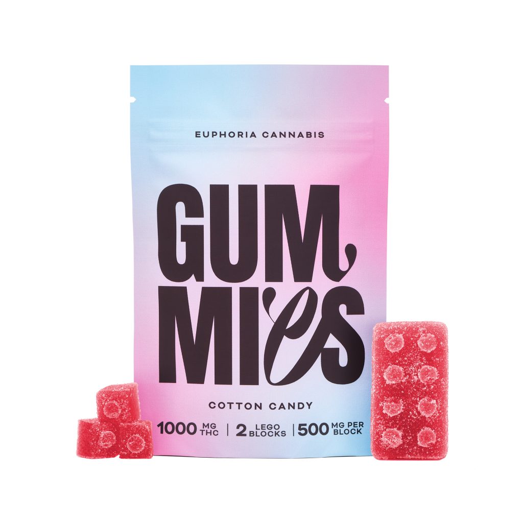 Euphoria Psychedelics – Zuckerwatte-THC-Gummibärchen 100 mg